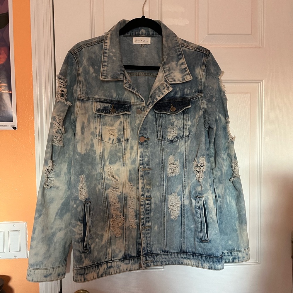 ✨Distressed Oversized Jean Jacket⚡️